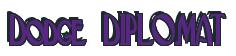 Rendering -Dodge DIPLOMAT - using Deco