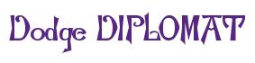 Rendering -Dodge DIPLOMAT - using Manchuria