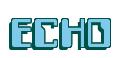 Rendering -ECHO - using Computer Font