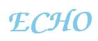 Rendering -ECHO - using Zapf Chancery