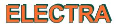 Rendering -ELECTRA - using Arial Bold