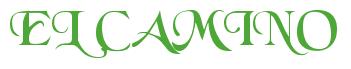 Rendering -EL CAMINO - using Black Chancery