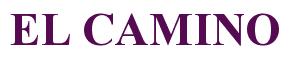 Rendering -EL CAMINO - using Times New Roman Bold