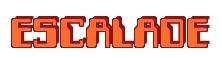 Rendering -ESCALADE - using Computer Font