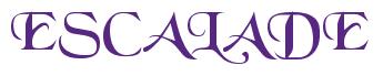 Rendering -ESCALADE - using Black Chancery