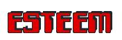 Rendering -ESTEEM - using Computer Font