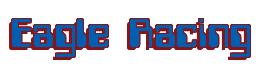 Rendering -Eagle Racing - using Computer Font