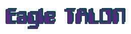 Rendering -Eagle TALON - using Computer Font