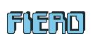 Rendering -FIERO - using Computer Font