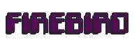 Rendering -FIREBIRD - using Computer Font