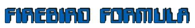 Rendering -FIREBIRD FORMULA - using Computer Font