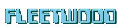 Rendering -FLEETWOOD - using Computer Font