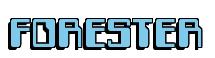 Rendering -FORESTER - using Computer Font