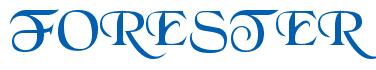 Rendering -FORESTER - using Black Chancery