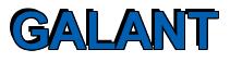 Rendering -GALANT - using Arial Bold