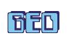Rendering -GEO - using Computer Font