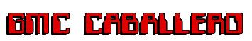 Rendering -GMC CABALLERO - using Computer Font