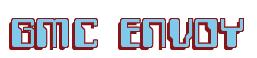 Rendering -GMC ENVOY - using Computer Font