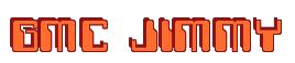 Rendering -GMC JIMMY - using Computer Font