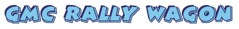 Rendering -GMC RALLY WAGON - using Comic Strip