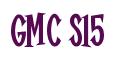 Rendering -GMC S15 - using Cooper Latin