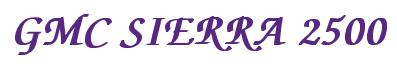Rendering -GMC SIERRA 2500 - using Zapf Chancery