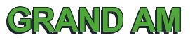 Rendering -GRAND AM - using Arial Bold