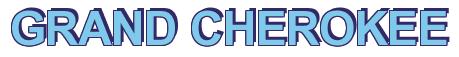 Rendering -GRAND CHEROKEE - using Arial Bold