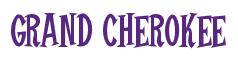 Rendering -GRAND CHEROKEE - using Cooper Latin