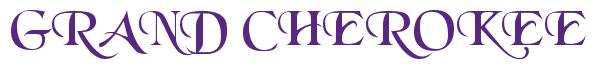 Rendering -GRAND CHEROKEE - using Black Chancery