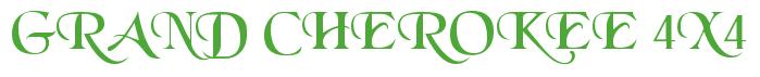Rendering -GRAND CHEROKEE 4X4 - using Black Chancery