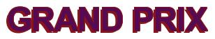 Rendering -GRAND PRIX - using Arial Bold
