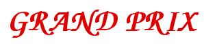 Rendering -GRAND PRIX - using Zapf Chancery