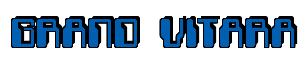 Rendering -GRAND VITARA - using Computer Font