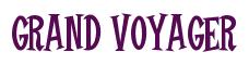 Rendering -GRAND VOYAGER - using Cooper Latin