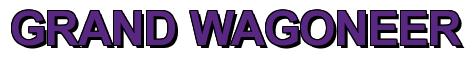 Rendering -GRAND WAGONEER - using Arial Bold