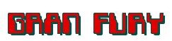 Rendering -GRAN FURY - using Computer Font