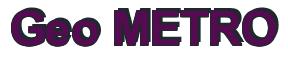 Rendering -Geo METRO - using Arial Bold