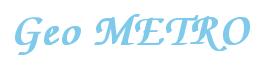 Rendering -Geo METRO - using Zapf Chancery