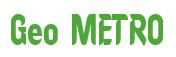 Rendering -Geo METRO - using Callimarker