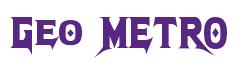 Rendering -Geo METRO - using Megadeath