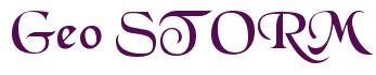 Rendering -Geo STORM - using Black Chancery