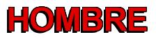 Rendering -HOMBRE - using Arial Bold