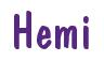 Rendering -Hemi - using Dom Casual