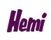 Rendering -Hemi - using Big Nib