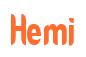 Rendering -Hemi - using Callimarker