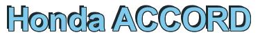 Rendering -Honda ACCORD - using Arial Bold