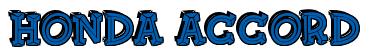 Rendering -Honda ACCORD - using FinkBold