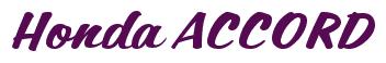 Rendering -Honda ACCORD - using Casual Script