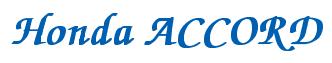 Rendering -Honda ACCORD - using Zapf Chancery